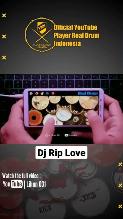 TikTok Viral !!! Dj Rip Love Real Drum Cover
