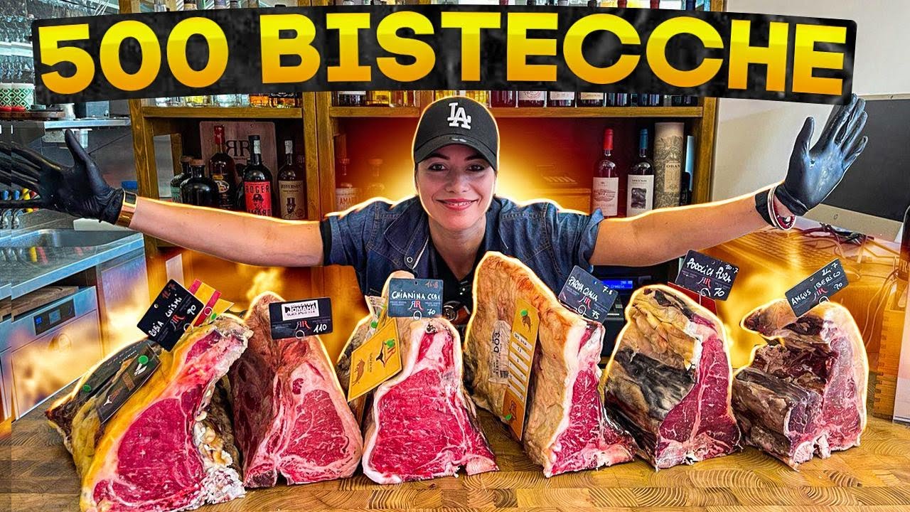 Questa STEAKHOUSE di Pisa ha + di 500 bistecche (e 15 RAZZE diverse)