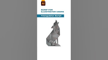 Triangulator New script #illustratorscript #triangulatornew #learncreative