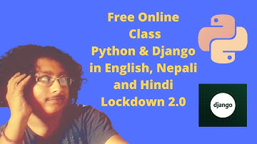 Online Class in Nepal - Python Django coaching - Coding mentor