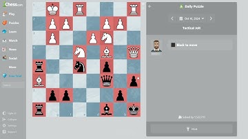 Tactical Jolt. Daily Chess Puzzles (16-10-2024) #chess #puzzle #daily