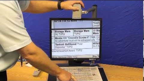 Freedom Scientific Onyx Deskset Portable Video Magnifier