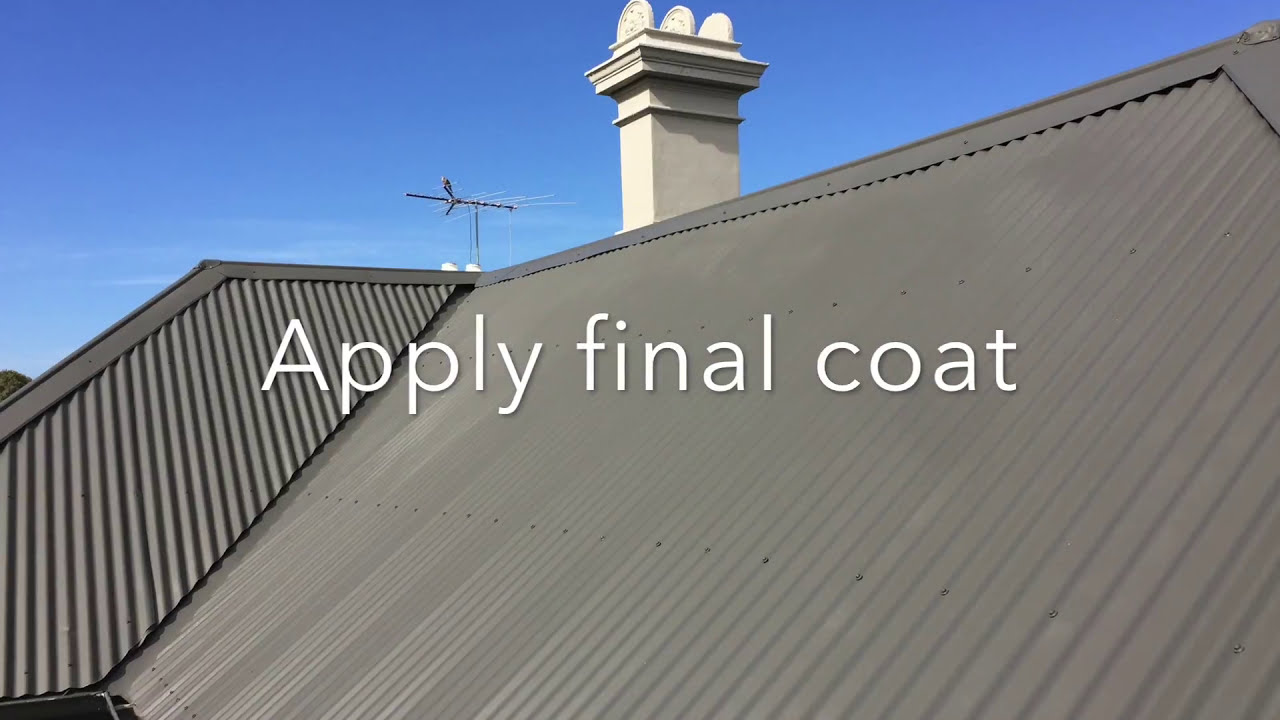 The Roof Restoration Warehouse Colourbond Restoration - YouTube