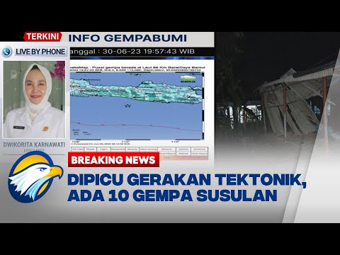 BREAKING NEWS - BMKG: Guncangan Gempa Magnitudo 6,4 di Bantul Sampai Pacitan