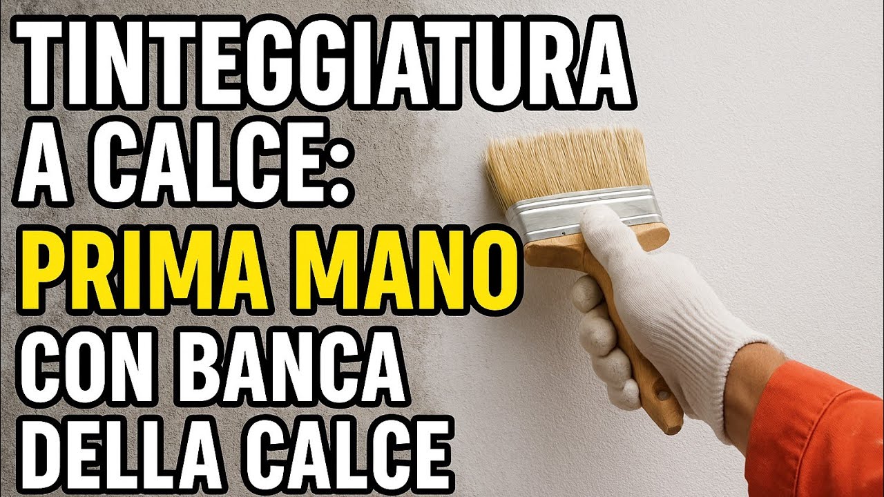 Tinteggiatura a Calce: Prima Mano con Banca della Calce!