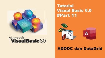 #TutorialVisualBasic6.0 - 11. ADODC dan DataGrid di Visual Basic 6.0