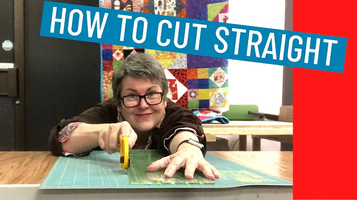 ✂️ HOW TO CUT STRAIGHT - QUILTING SKILLS TUTORIAL