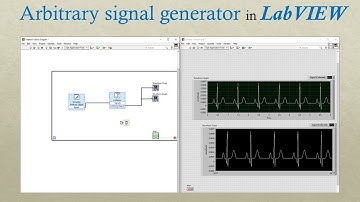 arbitrary signal generator labview- ECG signal - tutrial - ECG simulator