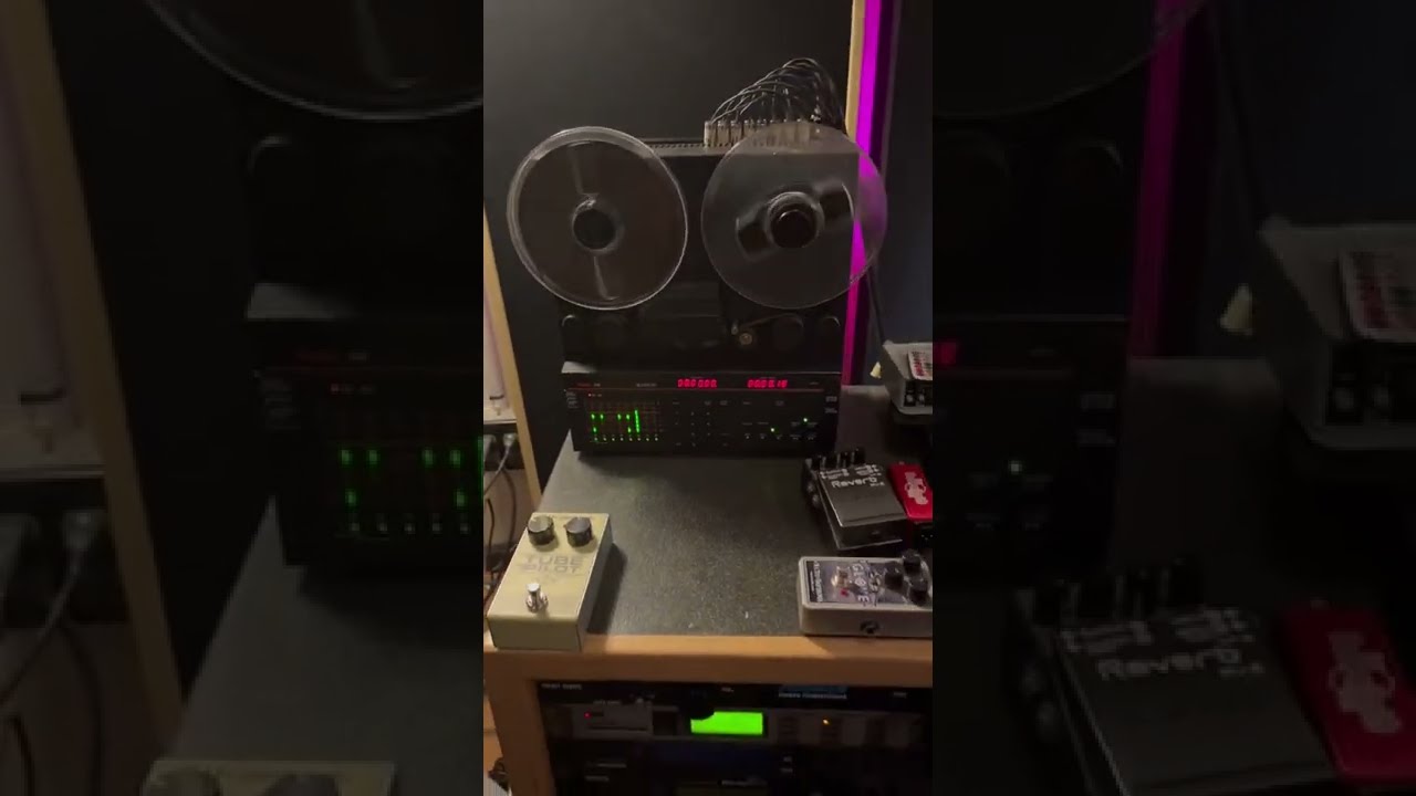 The Fostex R8 8-Track Reel to Reel is up and running! - YouTube