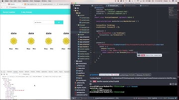 weather application #14   Forecast array