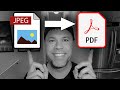 How To Change JPEG Image to PDF (Convert to PDF)