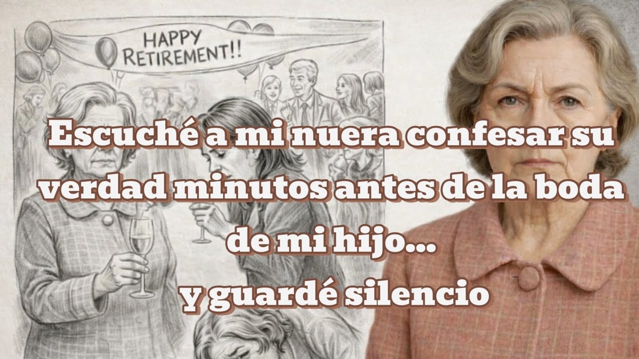 Escuché a mi nuera confesar su verdad minutos antes de la boda de mi hijo… y guardé silencio