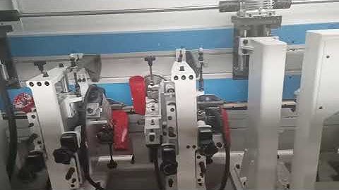 Matrix laser edge banding machine with built-in solution