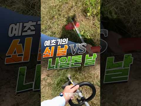 [#안전한세로]  🚨<strong>예초기</strong> 쇠날 vs 나일론 날 비.교.실.험!ㅣ안전한TV 실험 영상