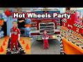 Hot Wheels Party! Tyler Turns 4! 🔥