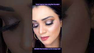 Affordable Full Coverage Makeup Using Mars Foundation | Beginner Friendly Flawless Base #shorts