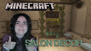 Aesthetic Minecraft Hair Salon Makeover ✨ Pretty & Cozy Decor Ideas! screenshot 3