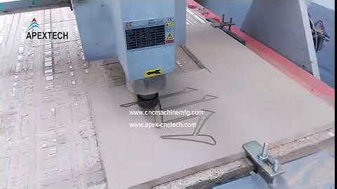 china CC aircooling spindle engraving MDF board by APEXTECH CNC router