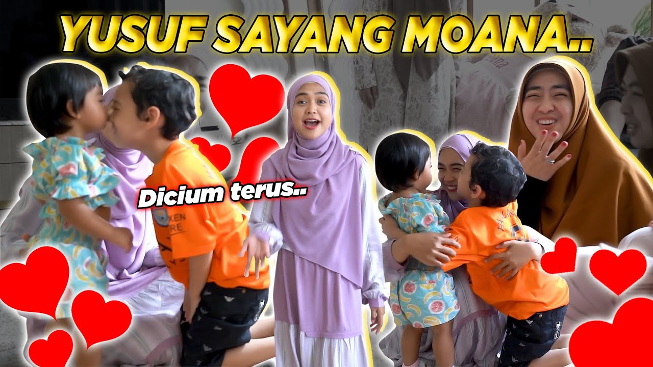 CIEE YUSUF CIUM MOANA TERUS.. Tapi Kok Begitu!!!??