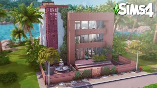 Tomarang Modern Apartment | The Sims4 Stop Motion Build | NoCC |【シムズ建築】