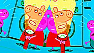 [PeppaFx] George Is Scared Of Peppa! Peppa Makes Funny Faces!🤪👻(Sponsored By Klasky Csupo Effects)