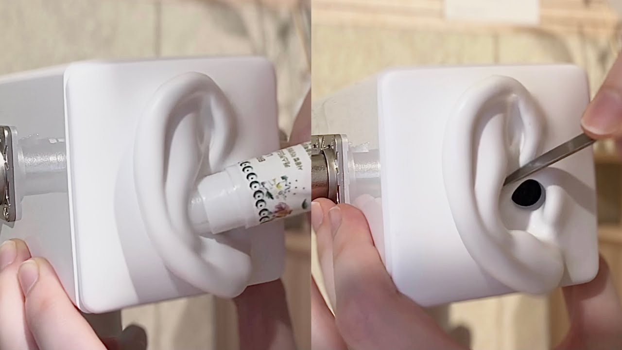 ASMR | 귓바퀴에 립밤 잔뜩 바르고 구름칼로 마구 긁어버리기! 꾸덕하고 쫀득해😮‍💨