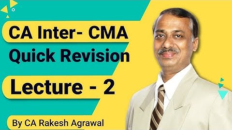 CA Inter CMA - Quick Revision - Day 2 - Material Cost
