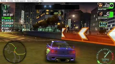 Need for Speed  Carbon Own the City PSP (Part 90) - Race #80 - Mountains to Shipyard (R) (Sprint)