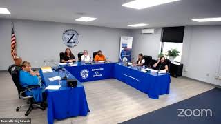 Zanesville City Schools Regular Board Meeting 8/20/2024