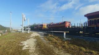 Northbound FEC 812 passing NSB Yard 1/25/24