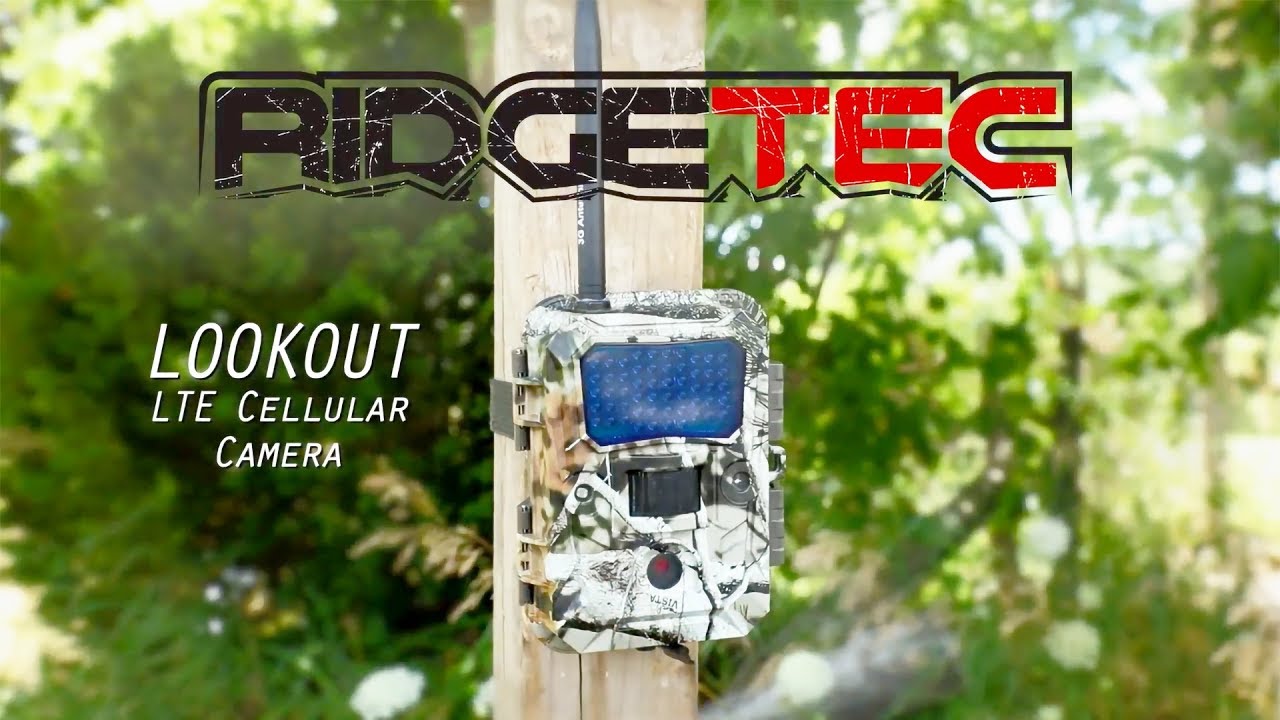 Ridgetec Lookout 4G LTE Cellular Trail Camera YouTube