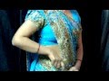 How to wear Heavy bridal Saree - Free Style or Fish Cut... Saree draping tutorial