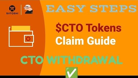 CTO WITHDRAWAL (How to withdraw CoRetardio/CTO from the satoshi app)