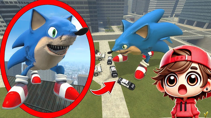 Un DRON capta a SONIC TRALALERO TRALALA MEMES en la VIDA REAL en Garry's Mod!