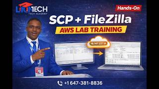 SCP + FileZilla AWS Lab Training | Secure File Transfer to EC2 Server (Hands-On DevOps Class Profile