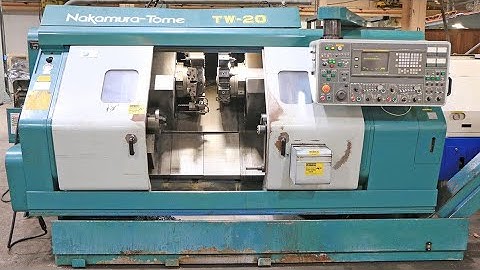 NAKAMURA TOME TW-20MM TWIN SPINDLE CNC TURNING CENTER