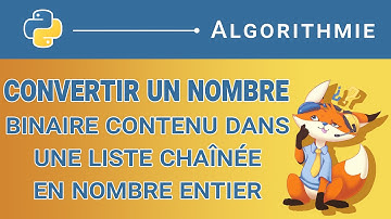 [Algorithme] -165. Convertir un nombre binaire contenu dans une liste chaînée en entier [Python]