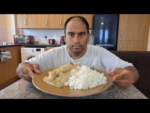 Chicken korma & rice uk mukbang 