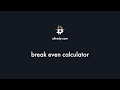 How To Use Break Even Calculator for Advanced Crypto Trading in 2020 Trade Cryptocurrencies Altrady
