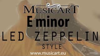 Video thumbnail of "Led Zeppelin style backing track for guitar"