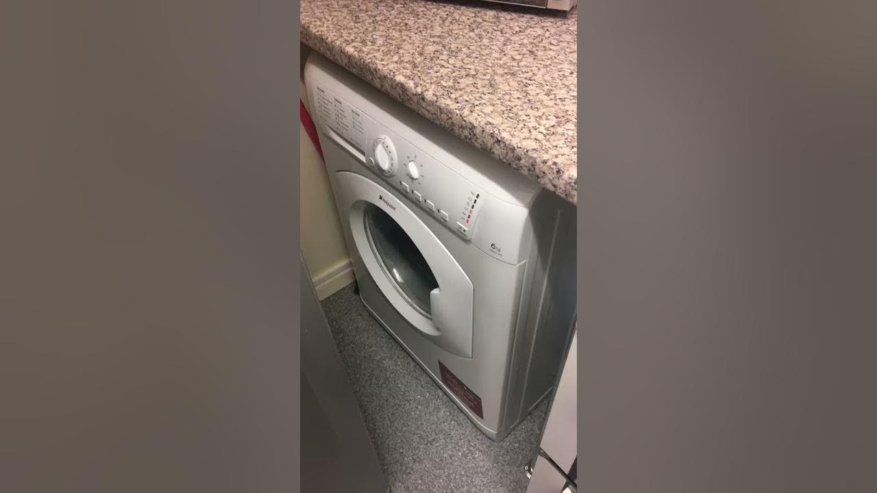 Hotpoint washing machine flashing lights. YouTube