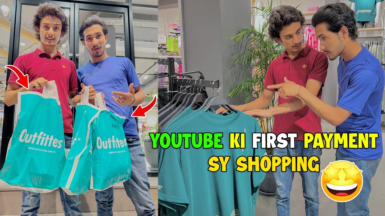 YouTube Ki First Payment Sy Shopping 😍 | Abdullah Rajpoot - YouTube