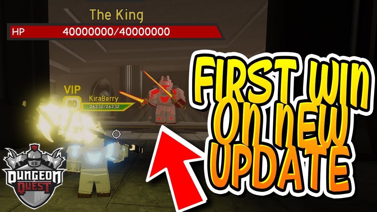 First Win On Dungeon Quest Kings Castle Map Roblox - when did roblox the video game first come out