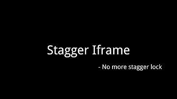 [Skyrim Mod] Stagger iframe - no more Stagger lock