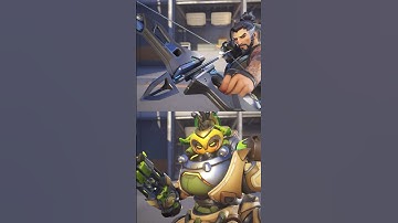 Orisa and Hanzo interaction - Overwatch 2