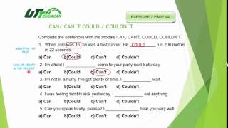 LEVEL 3 UNIT 2 EXERCISE 2 COULD