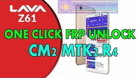 LAVA Z61 FRP UNLOCK ONE CLICK DONE
