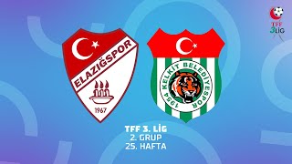 TFF 3. Lig 2. Grup | 3GEN Holding Elazığspor - Kelkit Hürriyet Spor Kulübü