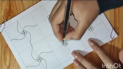 Pattern 189|How to draw patterns|zentangle art|doodle art|geometric art|floral art|pattern tutorial