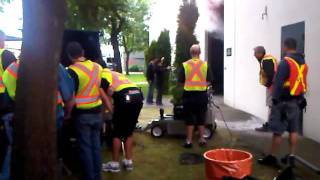 Eureka TV Show - behind the scenes filming at the Ferguson Moving and Storage Vancouver warehouse by Ferguson Moving & Storage Ltd | Movers North Vancouver 1,678 views 12 years ago 41 seconds